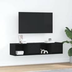 Black Wall Cabinets Berkfield Home TV Cabinets 2 pcs Black Oak 60 x 31 x 25.5 cm Wall Cabinet