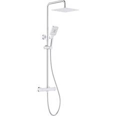 Thermostatic Shower Mixer Set 25 x 25 cm