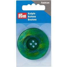 Prym Knappar Prym Round Coat Buttons Green & Blue