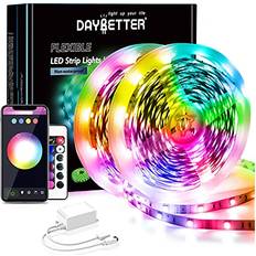 Led 30 meter DayBetter Strip 30M 2X15M 5050 RGB Bluetooth LED bånd