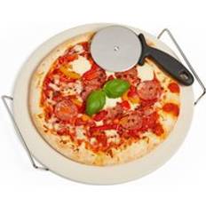 13 Inch Ceramic Stone with Pizza Set one Size