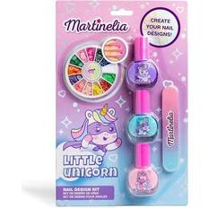 Giocattoli stilisti Martinelia Eenhoorn Manicureset Voor Kinderen Met 3 Nagellakjes