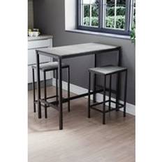 Home Discount Roslyn 2 Seater Bar Table Stools One Size Dining Set