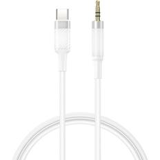 Kablar Xo Ljudkabel Jack 3.5 mm USB-C 1m NB-R279B