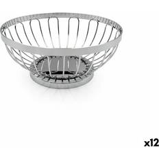 Bread Baskets Meine Bar Gourmet Silber Metall 17,5 x 7 cm Brotkorb