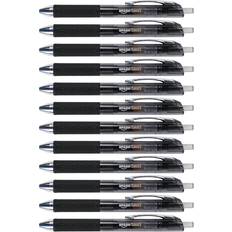 Amazon Basics Retractable Gel Pens Fine Point 0.7mm Black 12 Count