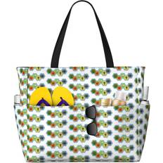 Beach Bag for Women Large Capacity Waterproof Sandproof Tote - 7 Pockets