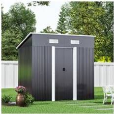 Compact Metal Storage Tool Shed One Size