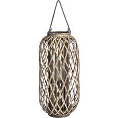 Lanterns Hill Interiors Large Standing Wicker Lantern