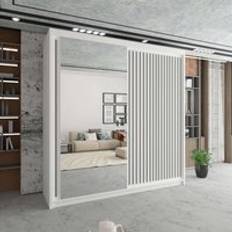 Sliding Wardrobes 4u Stylish with LED Light 150 cm x 217 cm Wardrobe