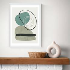 East End Prints Calo White Frame Print A2 Framed Art