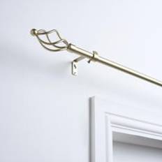Curtain Rods OHS Extendable Twist Curtain Pole - Brass