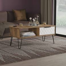 Oaks - White Coffee Tables Swift Islay 1 Drawer Ready Assembled Coffee Table