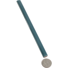 Mosaic Tiles Apollo Tile Horizonte 0.5 x 8 in Glossy Soft Mint Green Pencil Trim Wall
