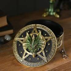 Gold Small Boxes Juliana Mystic Legends Round Dragon Trinket Gold One Size Small Box