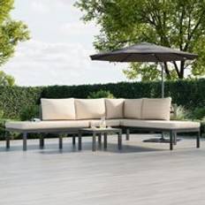Aluminium Outdoor Lounge Sets on sale Charles Bentley Lagos 6 Seater Aluminium - Grey Outdoor Lounge Set