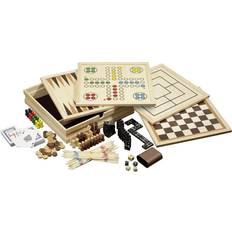 Philos Wooden Game Compendium 30 cm 8 in 1 Board Game