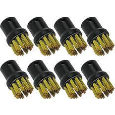 Spares2Go Wire Brushes for Karcher SC1 SC2 SC3 SC4 SC5 SI SC Steam Cleaner Detail Attachment Pack of 8