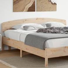 Beds & Mattresses Berkfield Home 200 cm Solid Wood Pine - Brown One Size Headboard