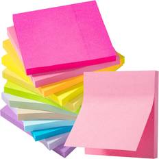 Mr. Pen Sticky Notes 3'x3' 12 Pads 600 Sheets Pastel Colors
