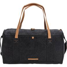 Shoulder Strap Weekend Bags Canvas Weekend Bag - Black
