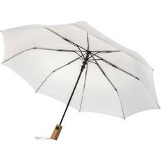 Umbrellas XD Kaycey Acacia Wood Aware Folding Umbrella - Black