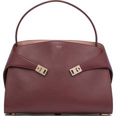 Ferragamo Women Hug Soft Bicolor Shoulder Bag - Red