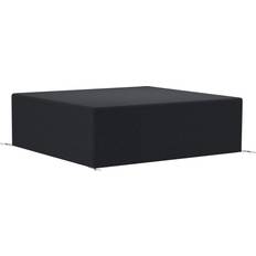 Synthetic Rattan Patio Storage & Covers OutSunny Black Garden Furniture Protective Cover 225 x 210 cm