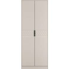 Black - Metal Wardrobes Harlequin Double Ready Assembled Wardrobe