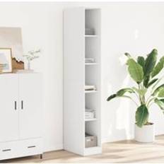 Furniture Berkfield Home White 30 x 50 x 200 cm Engineered Wood Wardrobe