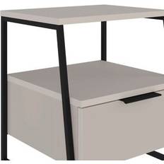 Fwstyle 1 Drawer Sandstone 50 cm Bedside Table