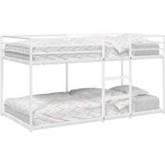 Beds & Mattresses Berkfield Home Without Mattress White 75x190 cm Steel Bunk Bed