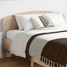 Beds & Mattresses Berkfield Home 120 cm Solid Wood Pine - Brown One Size Headboard