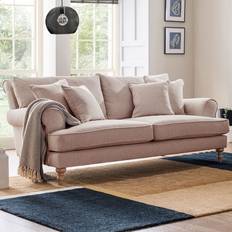 Wood Sofas Margot Medium Faro Soft Pink 110 x 200 x 78 cm Sofa 2 Seater
