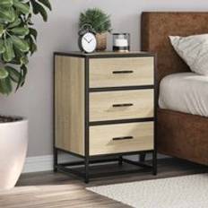 Furniture Berkfield Home Cabinet Sonoma Oak 40 x 34.5 x 60 cm Bedside Table