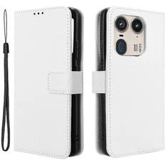 Veanxin Motorola Edge 50 Ultra 5G Case Wallet PU Leather Mobile Phone Cover