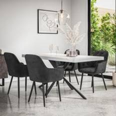 Marbles Dining Sets More4Homes Donni Table And Chairs Of 4 Dining Set