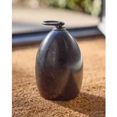 Door Stops Dibor Contemporary Black Marble Door Stopper Heavy Weight Decorative Door Stop One Size