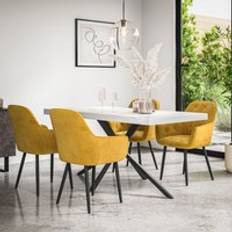 Oaks - White Dining Sets More4Homes Donni Table And Chairs Of 4 Dining Set