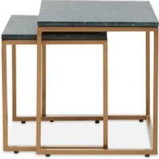 Green Nesting Tables Premier Varana Set Of Two Tables Green One Size Nesting Table