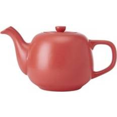 La Cafetière Ceramic Red 600ml Labelled Teapot