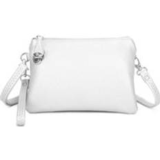 Silver Crossbody Bags Ise Multifunctionla Crossbody Bag Wristles Handbag - Silver