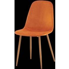 Orange Kitchen Chairs DS Living Luxe Dining 4pc Heavenly Pink Wood Printed Coating 1 Seater Kitchen Chair