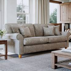 3 Seater - Beige Sofas Flora Large Glory Beige One Size Sofa 3 Seater