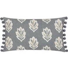 Scatter Cushions Sanderson Sessile Leaf Printed 30cm x 50cm - Scatter Cushion Blue