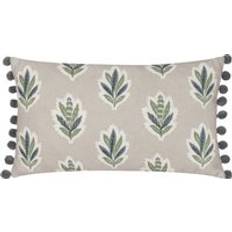 Scatter Cushions Sanderson Sessile Leaf Printed 30cm x 50cm - Light Scatter Cushion Blue
