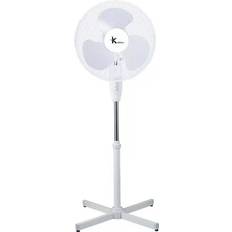 ExtraStar ExtraStar White Adjustable Standing Fan 16 inch