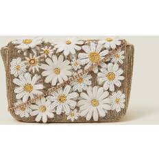 Multicoloured Crossbody Bags Accessorize Hand-Beaded 3D Floral Cross-Body Bag - Multi