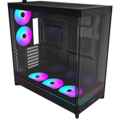 Kabinetter Montech HS02 Pro Miditower Cabinet ATX Tempered Glass