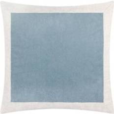 Organic Pillows Yard Auden Matte Velvet 50cm x 50cm Scatter Cushion Blue